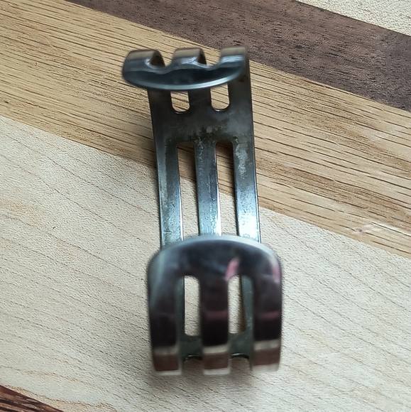 Open Cuff Bracelet Sarah Coventry Vintage Y2K Silver Tone Metal - Picture 4 of 12